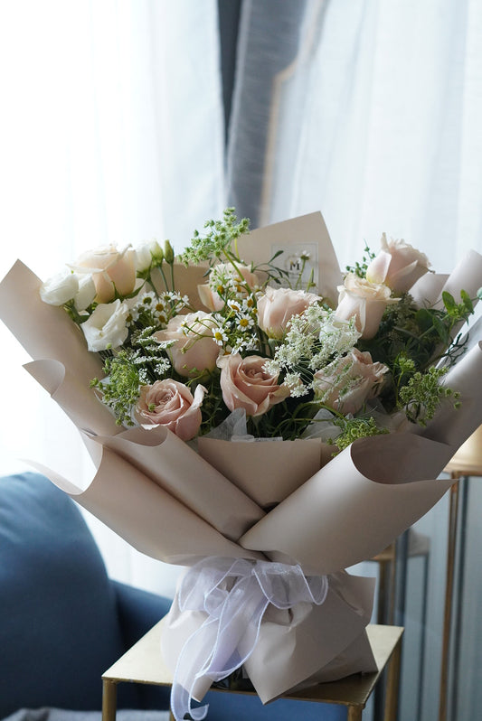 Cafe Mocha-champagne rose