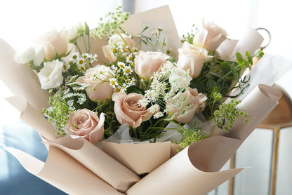 Cafe Mocha-champagne rose