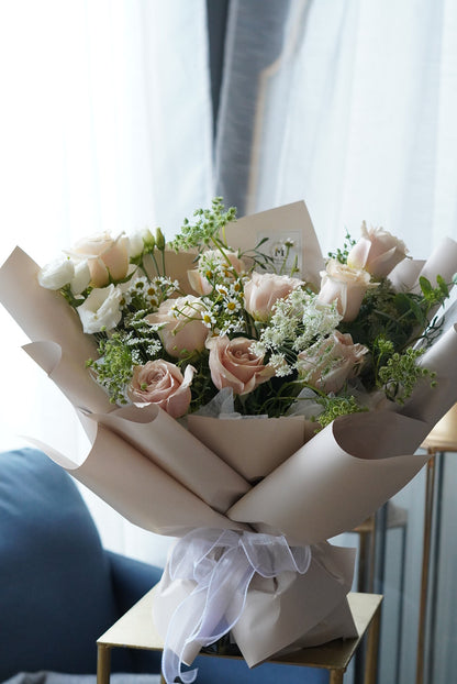 Cafe Mocha-champagne rose