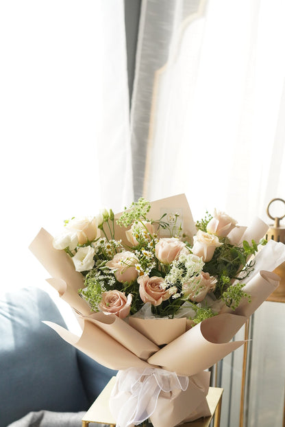 Cafe Mocha-champagne rose