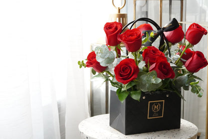 12朵玫瑰-爱情花篮