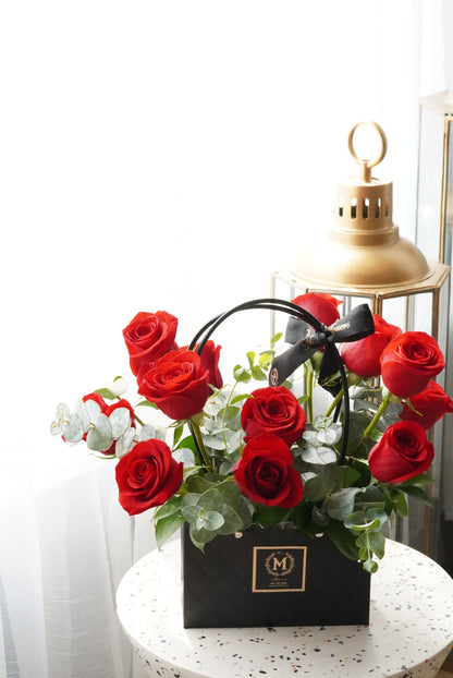 12朵玫瑰-爱情花篮