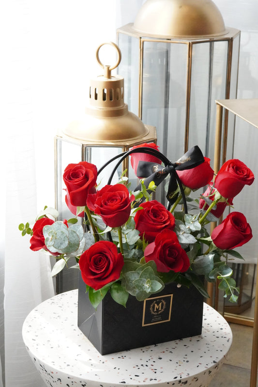 12朵玫瑰-爱情花篮