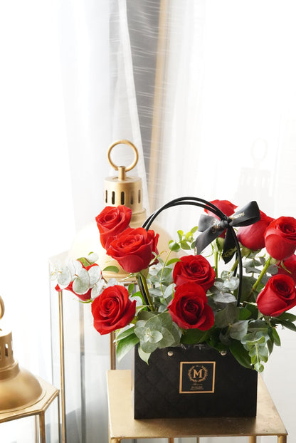 12朵玫瑰-爱情花篮