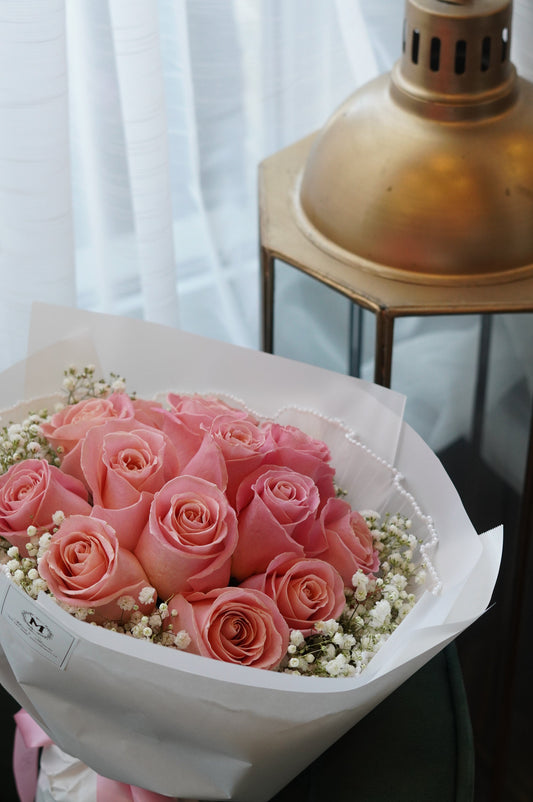 15 朵薰衣草玫瑰